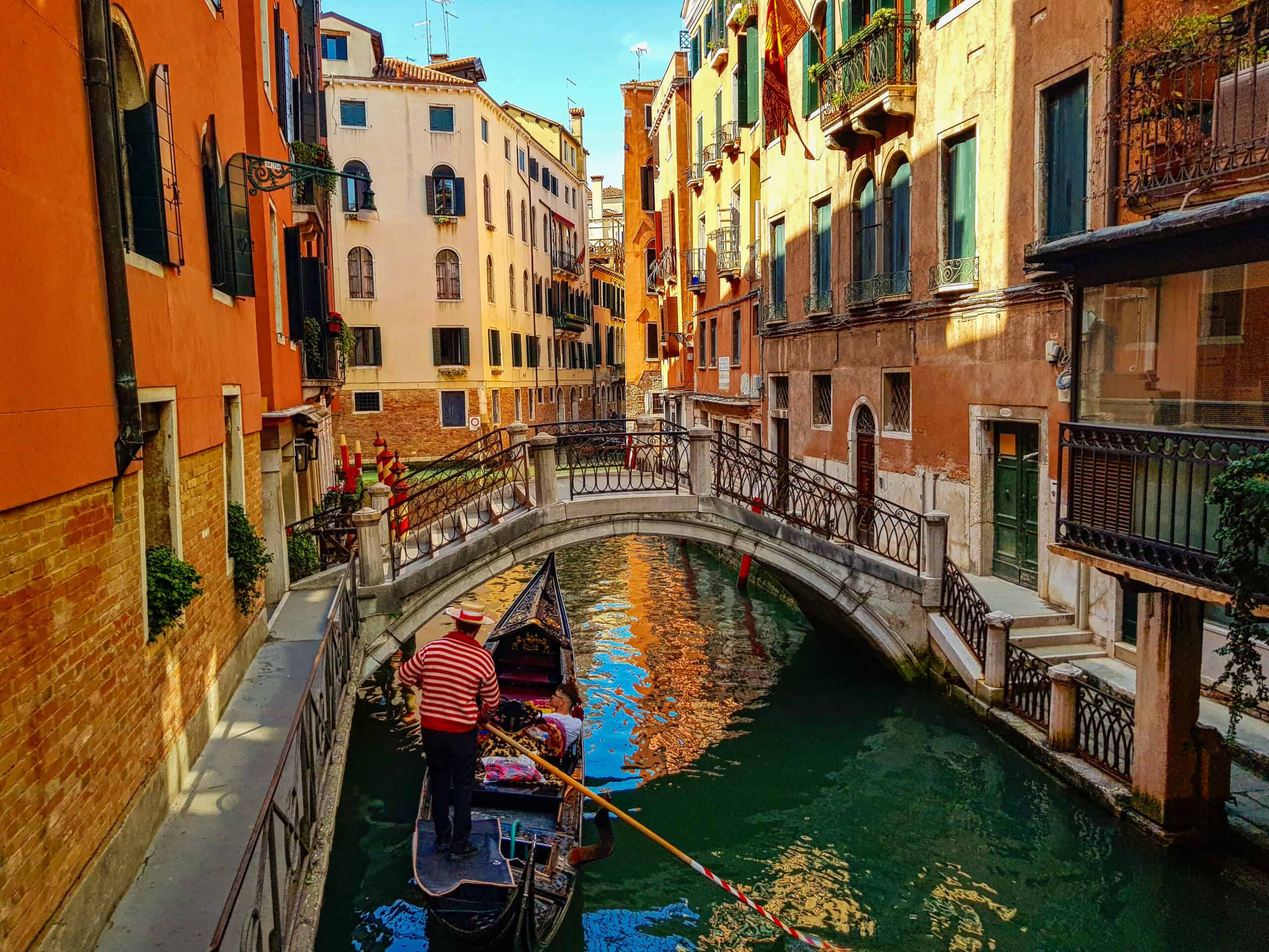 Romantic Gondola Ride through Venice, Italy. A Must When in Venice In November